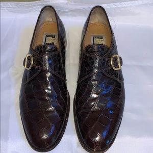 David Eden Alligator Dress Shoes